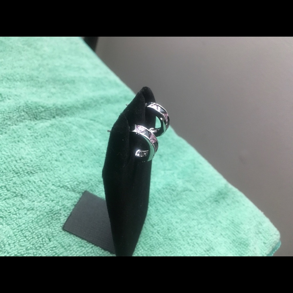 Suzanne Somers Pink & Black Earring Ring Bracelet - Picture 12 of 16